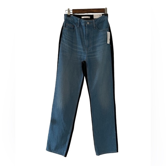 5/$25 NWT PacSun 90s/Y2K BF Color block jeans size 25 - Picture 2 of 11